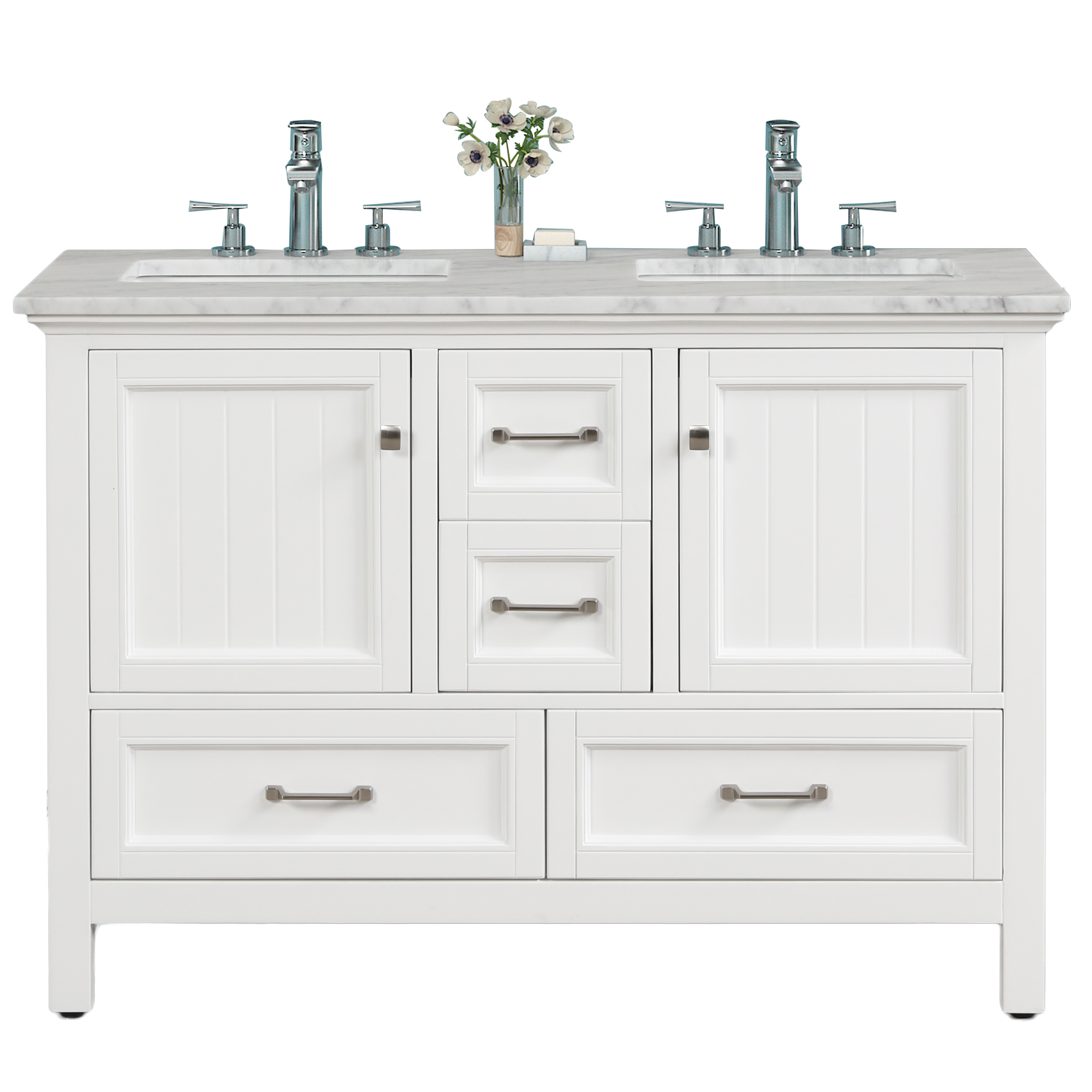 48 Inch Double Sink Bathroom Vanity Rispa 6714