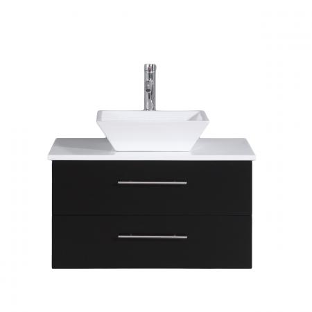 totti espresso wave bathroom inch modern vanity counter sink