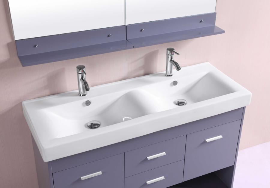 Totti Wave 60 Double Bathroom Vanity Set